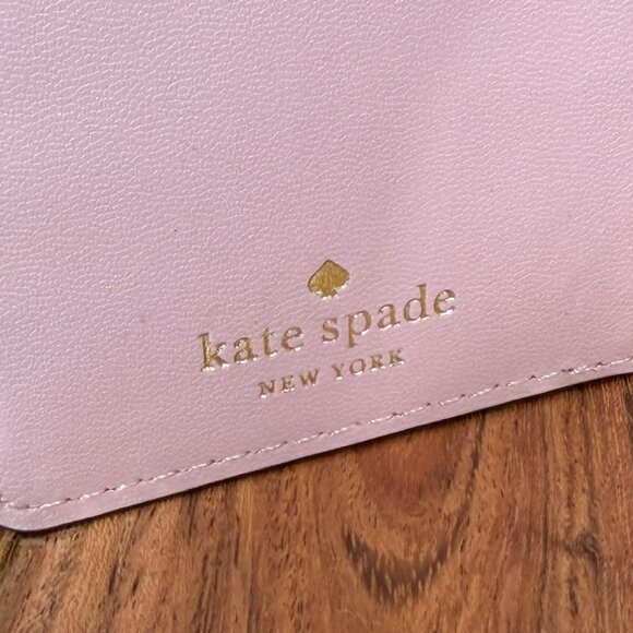 Kate Spade Staci Festive Confetti Glitter Large Slim Bifold Wallet - Picture 12 of 14